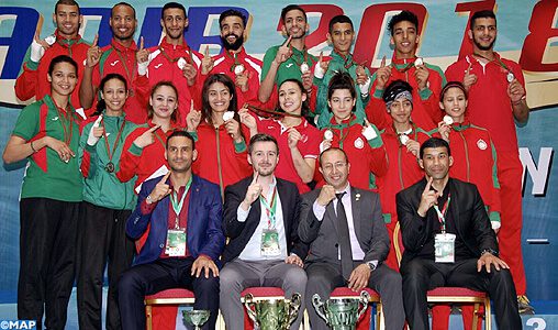 Agadir : Le Maroc champion d’Afrique de Taekwondo avec 16 médailles dont 6 en or médailles