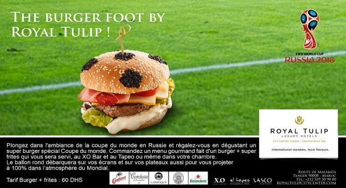 » Burger Foot » by le Royal Tulip City Center Tanger Burger Foot