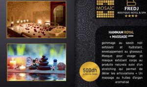Fredj Boutique Hotel – L’offre irrésistible du SPA Mozaic Mozaic