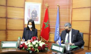 Signature d’une lettre d’intention pour l’organisation de la 24ème Session de l’AG de l’OMT au Maroc Signature d'une lettre