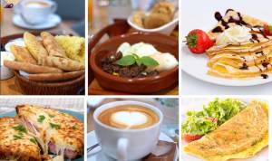 Un délicieux assortiment de petits déjeuners proposés au restaurant Acanos