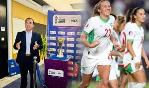 Les joueuses et équipes de la Ligue des Champions Féminine de la CAF 2025 lors du tirage au sort officiel au Caire, Égypte