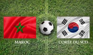 DRAPEAUX MAROC VS CORÉE DU SUD