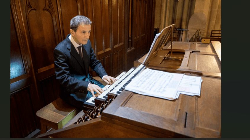 Miguel Bernal Ripoll au concert de l'orgue