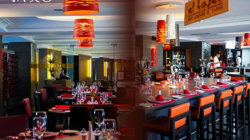 le restaurant Le Vasco et El Tapeo, bar tapas de l'hôtel Royal Tulip City Center Tanger