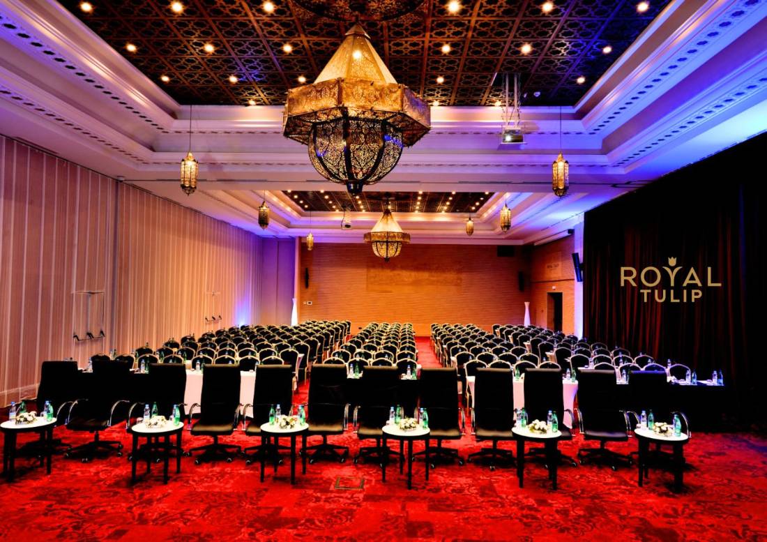 La salle Royale du Royal Tulip City Center Tanger pour événements professionnels et privés