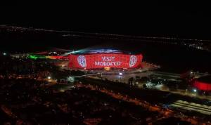 La campagne “Maroc, Terre de Lumière” de l’ONMT illumine la façade du Stade Prince Moulay Abdellah