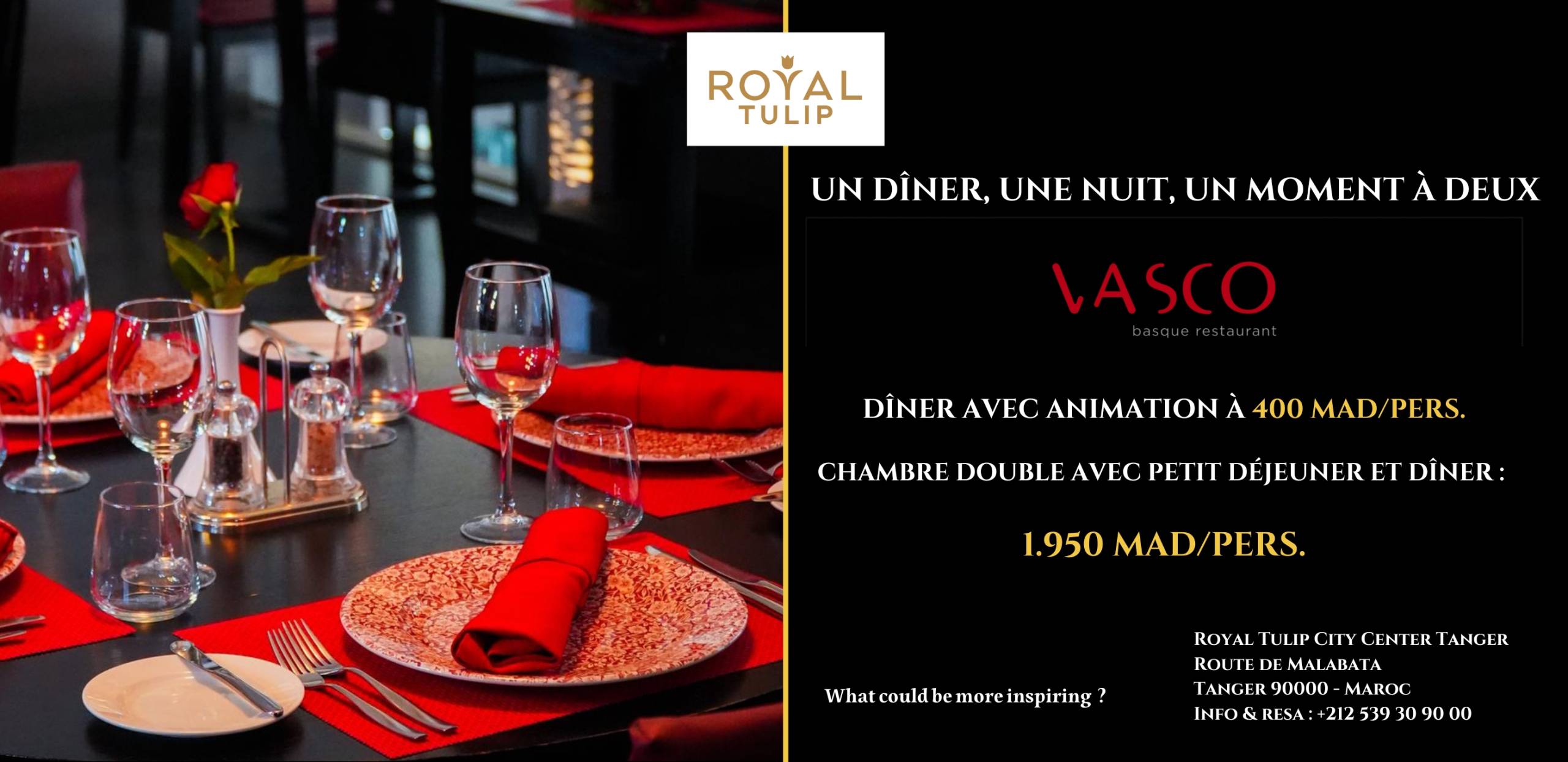 L'un des lieux de rêve de Tanger, le Royal Tulip City Center Tanger