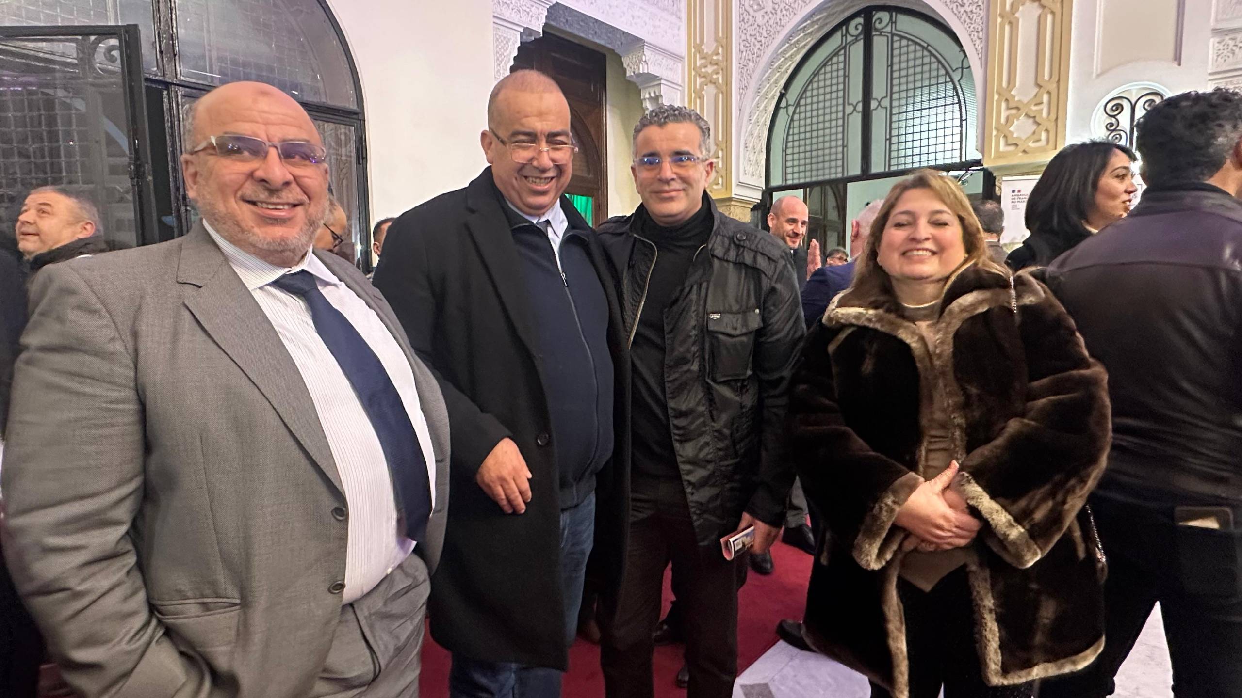 Invités de Christophe Le Courtier pour l'inauguration de l'Institut français de Tanger IFT