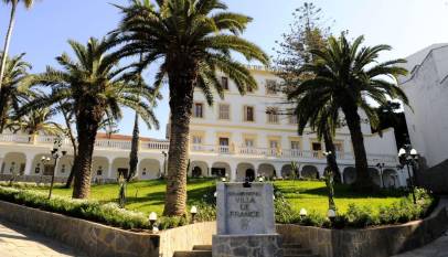 Façade du Grand Hôtel Villa de France à Tanger