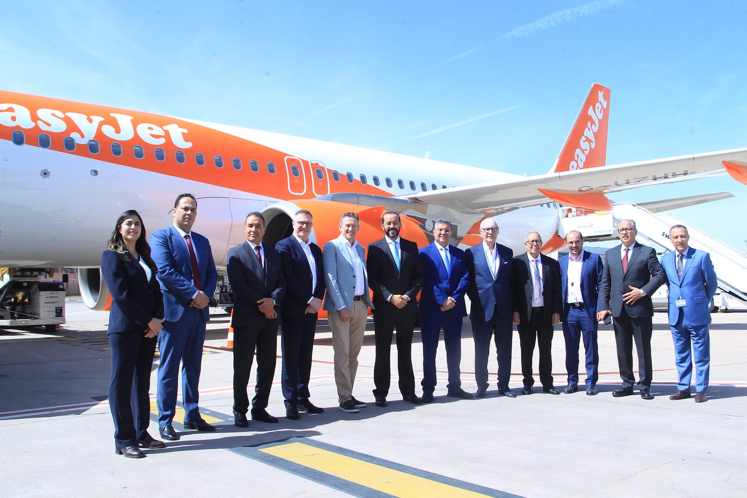 
Responsables de easyJet et de l’ONMT lors de l’inauguration de la base easyJet à Marrakech
