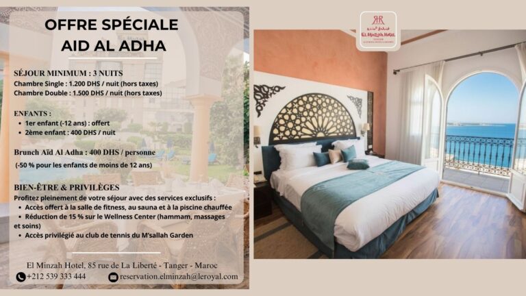 Séjour Aïd Al Adha au Minzah Hotel entre charme et traditions