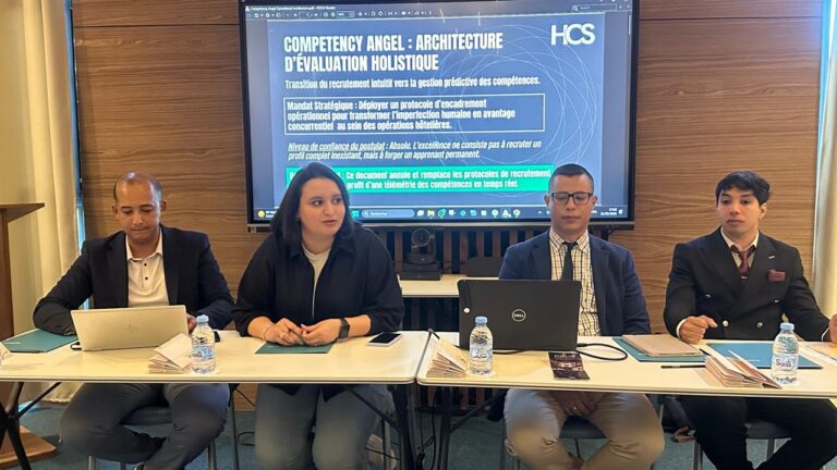 Hospitality & Communication School met l’excellence hôtelière à l’honneur à Tanger Intervenants lors du Forum de l’hôtellerie et de la restauration à Tanger organisé par Hospitality & Communication School