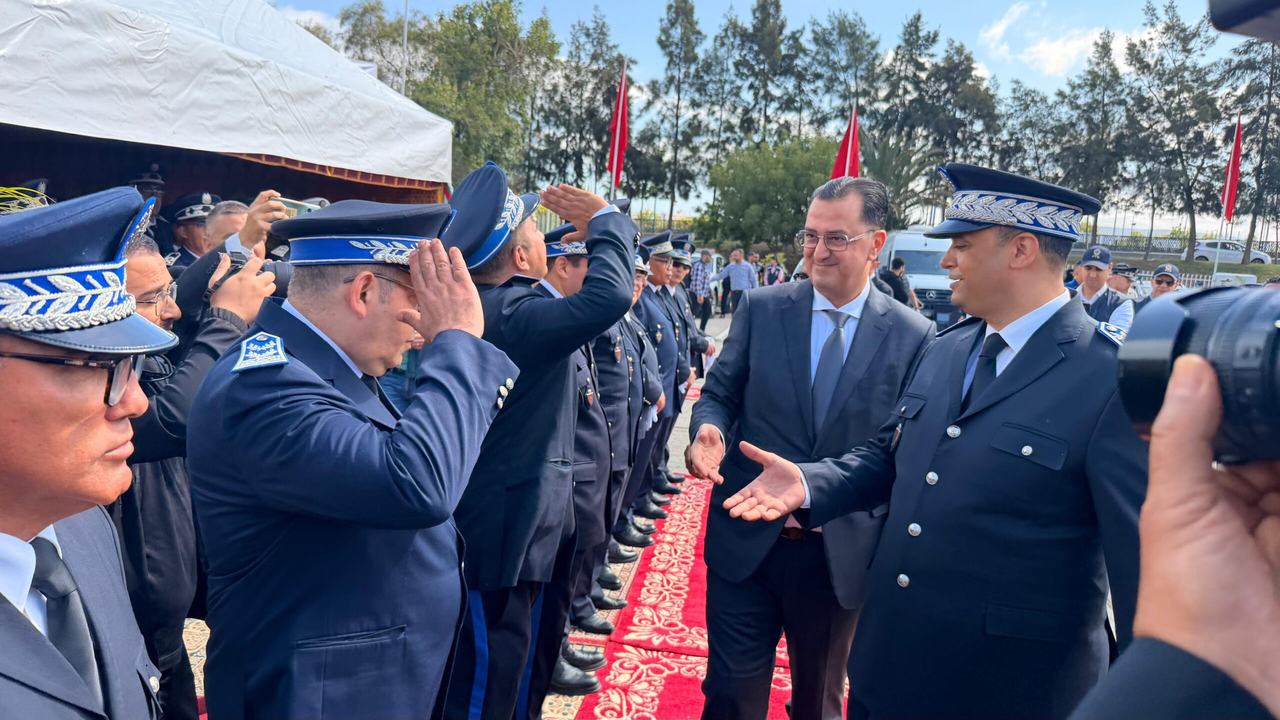 Le Wali de Tanger-Tétouan-Al Hoceima et le Préfet de police de Tanger